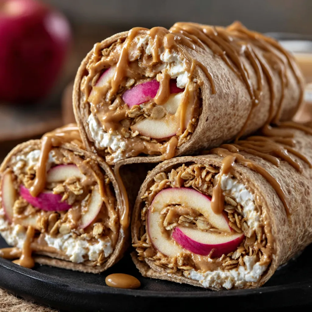 Sweet Apple Waffle Roll-Ups